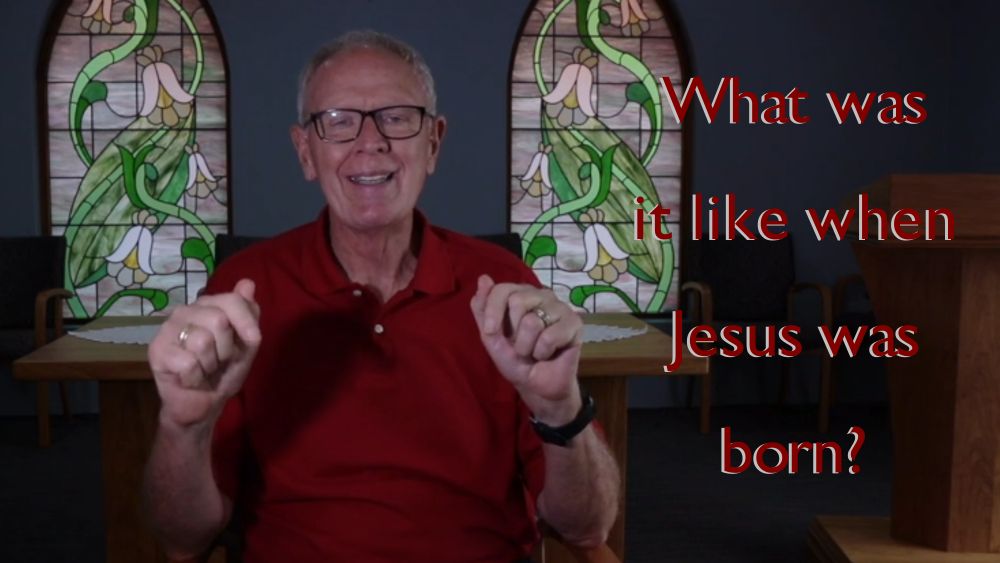 What was it like when Jesus was born?